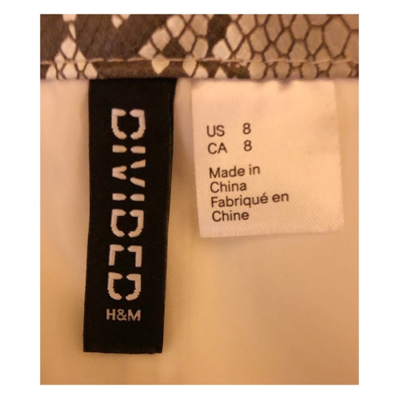 H&M Snakeskin Mini Skirt - Picture 5 of 6